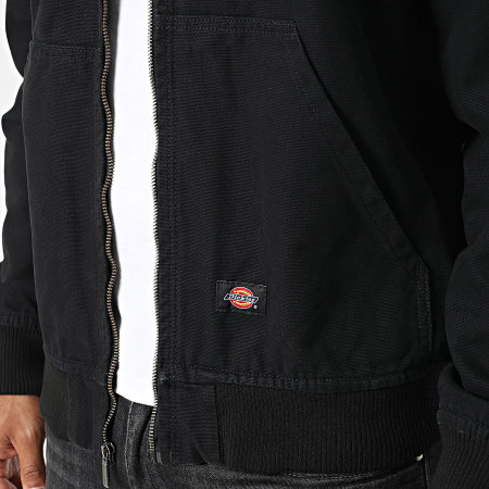 Dickies - Chaqueta con Capucha Zippée A4YQL Negra