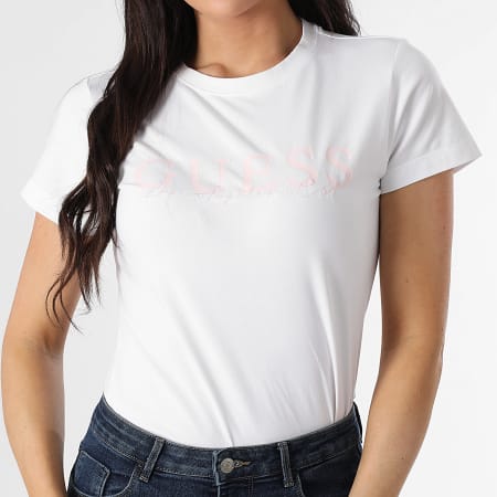 Guess - Tee Shirt Femme V5GI15-J1314 Blanc