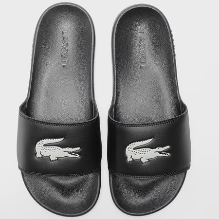 Claquettes Serve Slide 0.0 Logo Crocodile Noir