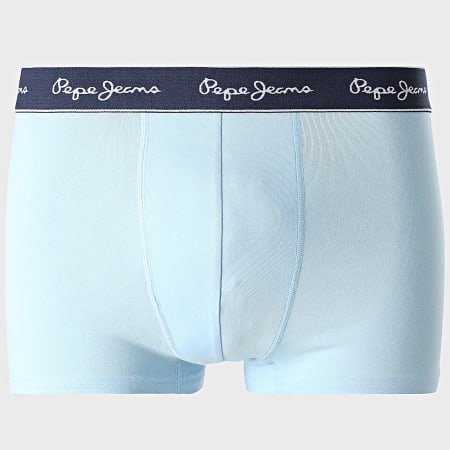 Pepe Jeans - Lot De 3 Boxers PMU11175 Blanc Bleu Clair Bleu Marine