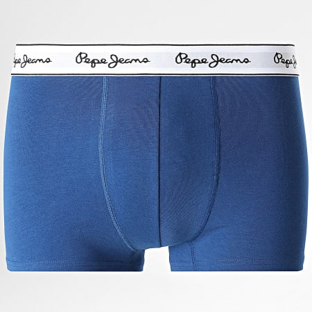 Pepe Jeans - Lot De 3 Boxers PMU11173 Orange Bleu Clair Bleu Marine