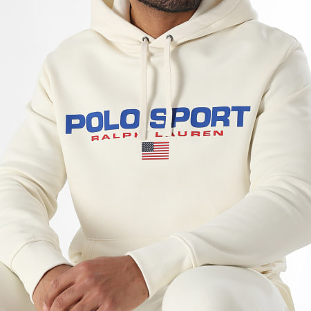 Polo Sport Ralph Lauren - Sweat Capuche Logo Sport Beige
