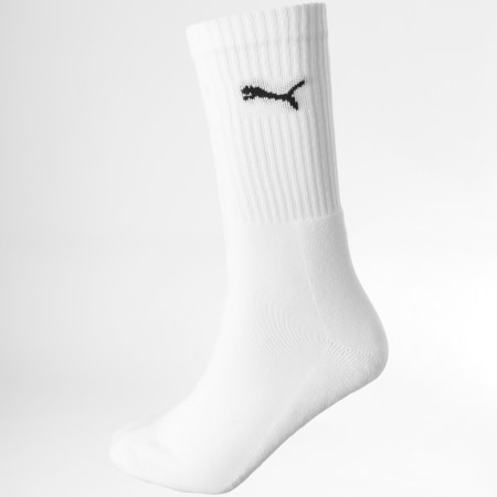Puma - Lot De 9 Paires De Chaussettes 701219013 Blanc Gris Chiné Noir