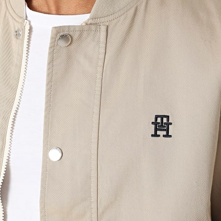 Tommy Hilfiger - Veste Bomber Réversible 8707 Beige Blanc