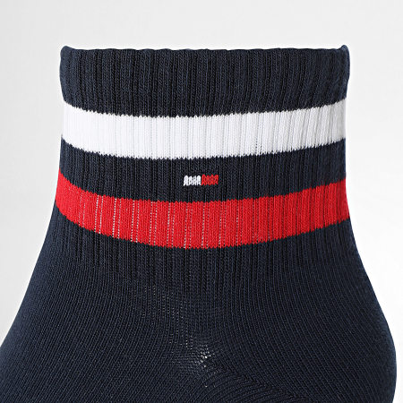 Tommy Hilfiger - Lot De 2 Paires De Chaussettes 2937 Blanc Bleu Marine