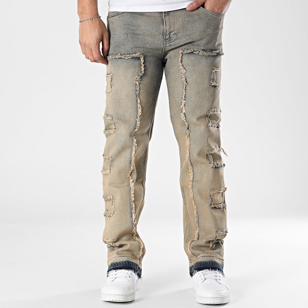 Regular Fit Pantalon Vaquero Beige Pantalón Vaquero Vikelly Beige