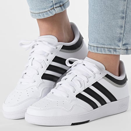 Adidas Sportswear - Baskets Femme Hoops 4.0 W JI3461 Cloud White Core Black Grey Two