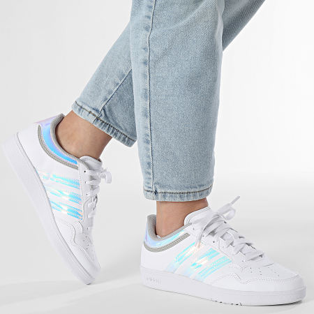 Adidas Sportswear - Baskets Femme Hoops 4.0 W JQ2781 Cloud White Grey Two