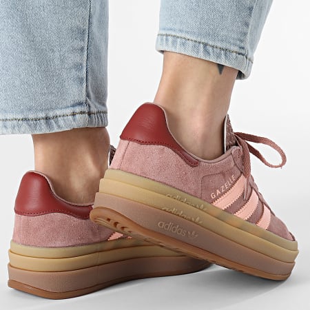Adidas Originals - Baskets Femme Gazelle Bold W JH9666 Warm Clay Clear Orange Preloved Ruby