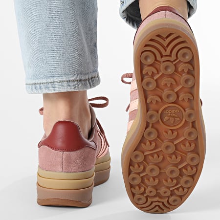 Adidas Originals - Baskets Femme Gazelle Bold W JH9666 Warm Clay Clear Orange Preloved Ruby