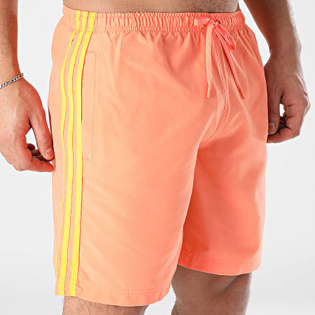 Adidas Originals - Short De Bain A Bandes Adic JG3704 Orange