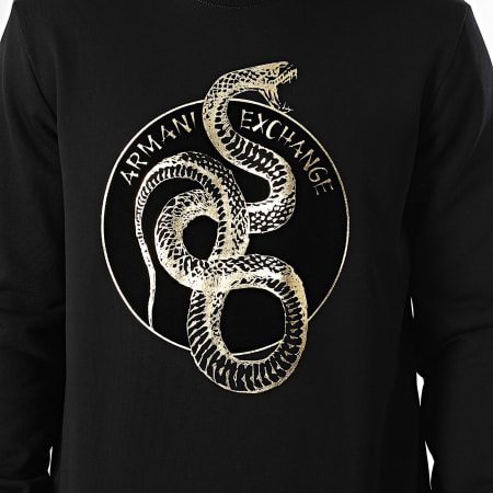 Armani Exchange - Sweat Crewneck XM000216-AF10830 Noir Doré