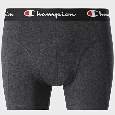 Champion - Lot De 2 Boxers U20001 Bleu Marine Chiné Noir