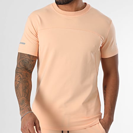 Classic Series - Ensemble Tee Shirt Et Short Jogging Orange Clair