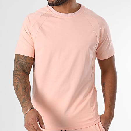 Classic Series - Ensemble Tee Shirt Et Short Jogging Rose Clair