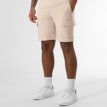 Classic Series - Ensemble Tee Shirt Et Short Cargo Beige