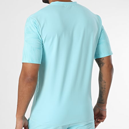 Classic Series - Ensemble Tee Shirt Et Short Jogging Bleu Clair