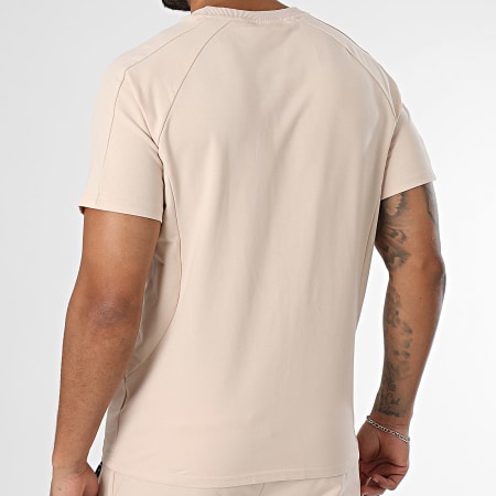 Classic Series - Ensemble Tee Shirt Et Short Jogging Beige