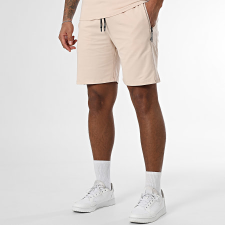 Classic Series - Ensemble Tee Shirt Et Short Jogging Beige