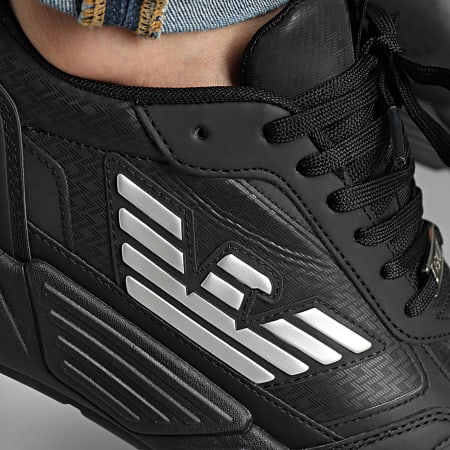 EA7 Emporio Armani - Zapatillas Sneaker X8X221-XK437 Triple Black Silver