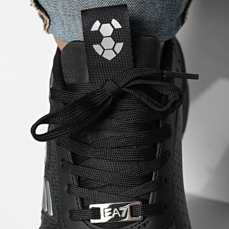 EA7 Emporio Armani - Zapatillas Sneaker X8X221-XK437 Triple Black Silver