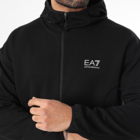 EA7 Emporio Armani - Zipped Hoodie 7M000127-AF12501 Black - Ryses