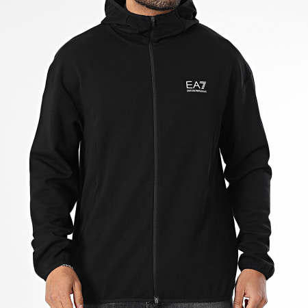 EA7 Emporio Armani - Zipped Hoodie 7M000127-AF12501 Black - Ryses