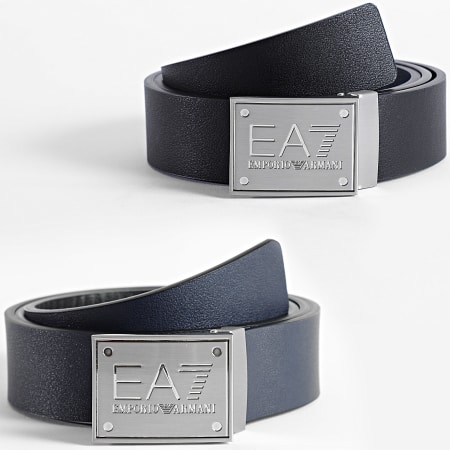 EA7 Emporio Armani - Cinturón Reversible 7X000091-AF14319 Negro Azul Marino