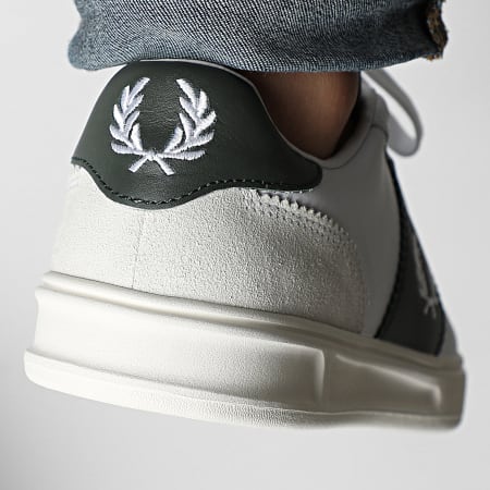 Fred Perry - Baskets B4 Leather Suede B9314 White