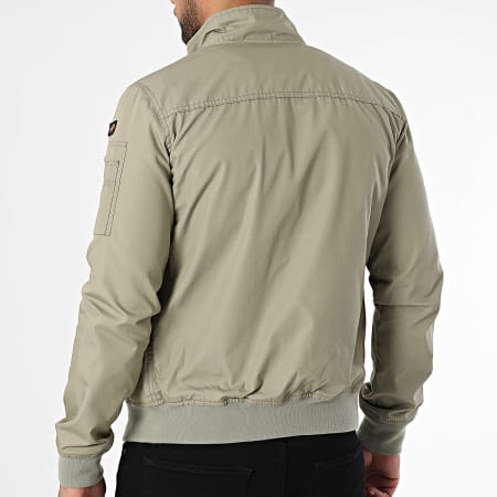 Schott NYC - Veste Zippée Kenny Vert Kaki Clair