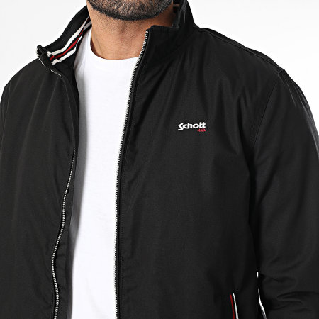 Schott NYC - Veste Zippée Slim Fit Kenton Noir