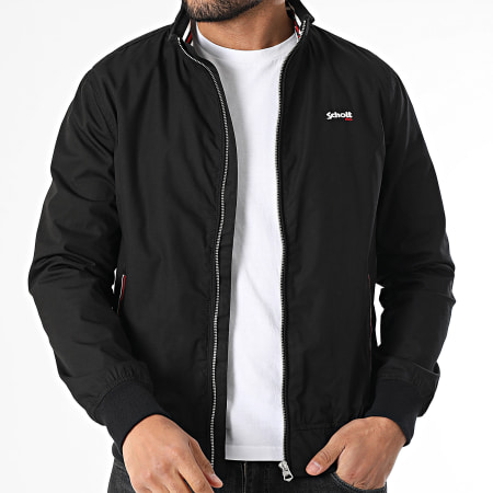 Schott NYC - Veste Zippée Slim Fit Kenton Noir
