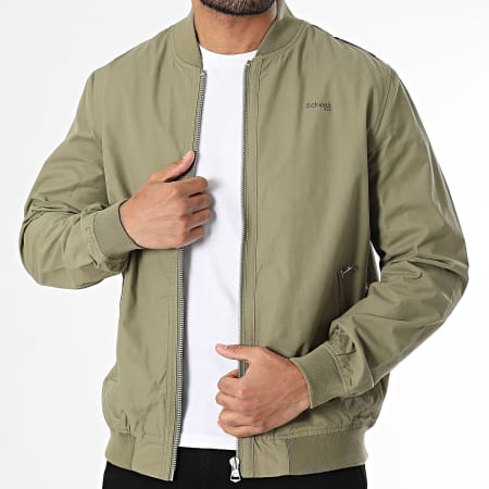 Schott NYC - Veste Zippée Macole Vert Kaki