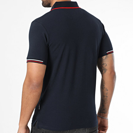 Schott NYC - Polo A Manches Courtes Devon Bleu Marine
