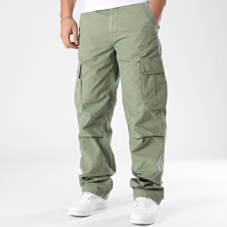 Tommy Jeans - Pantalon Cargo Relaxed Fit Jaimie Twill 0871 Vert Kaki