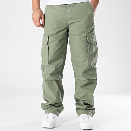 Tommy Jeans - Pantalon Cargo Relaxed Fit Jaimie Twill 0871 Vert Kaki