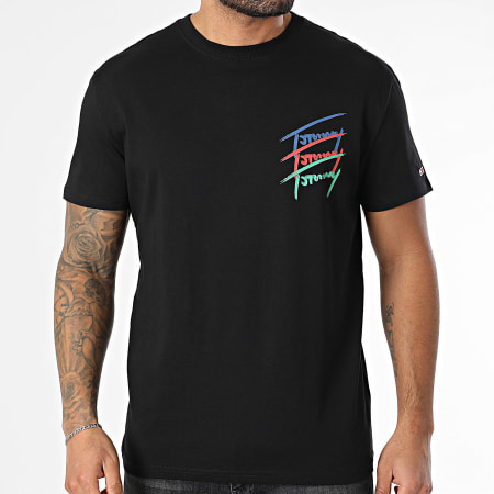 Tommy Jeans - Tee Shirt Twisted Signature 0771 Noir