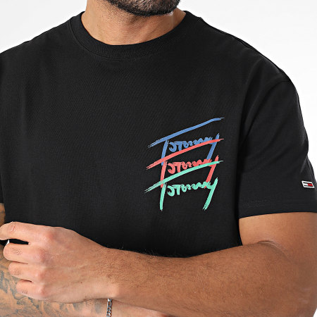 Tommy Jeans - Tee Shirt Twisted Signature 0771 Noir