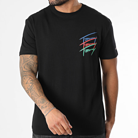Tommy Jeans - Tee Shirt Twisted Signature 0771 Noir