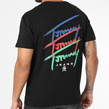 Tommy Jeans - Tee Shirt Twisted Signature 0771 Noir