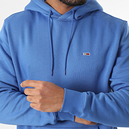 Tommy Jeans - Sweat Capuche Flag 0742 Bleu Roi