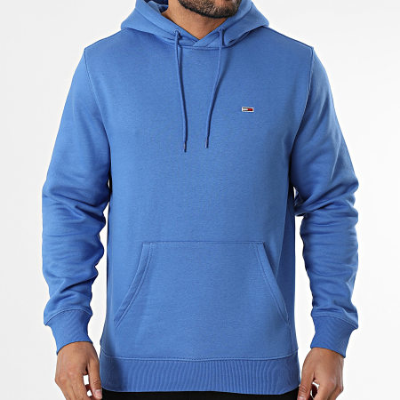 Tommy Jeans - Sweat Capuche Flag 0742 Bleu Roi