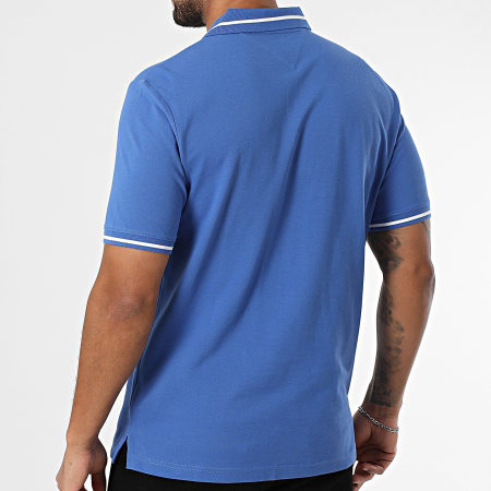 Tommy Jeans - Polo Manches Courtes Tipped 0745 Bleu Roi