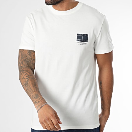 Tommy Jeans - Tee Shirt DNA Graphic 0814 Blanc