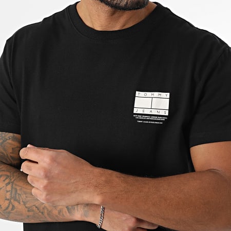 Tommy Jeans - Tee Shirt DNA Graphic 0814 Noir