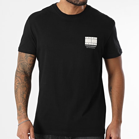 Tommy Jeans - Tee Shirt DNA Graphic 0814 Noir