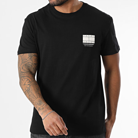Tommy Jeans - Tee Shirt DNA Graphic 0814 Noir