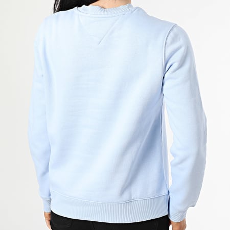Tommy Jeans - Sweat Crewneck Femme Flag Crew 9959 Bleu Clair
