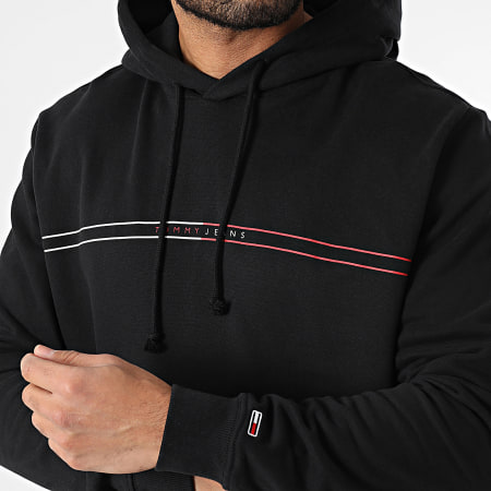 Tommy Jeans - Sweat Capuche Entry Graphic 0847 Noir
