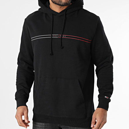 Tommy Jeans - Sweat Capuche Entry Graphic 0847 Noir